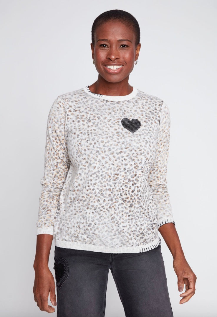 Animal Knit Sweater