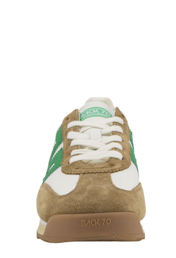 JOGGER M in WHITE CAMEL GREEN Sneakers