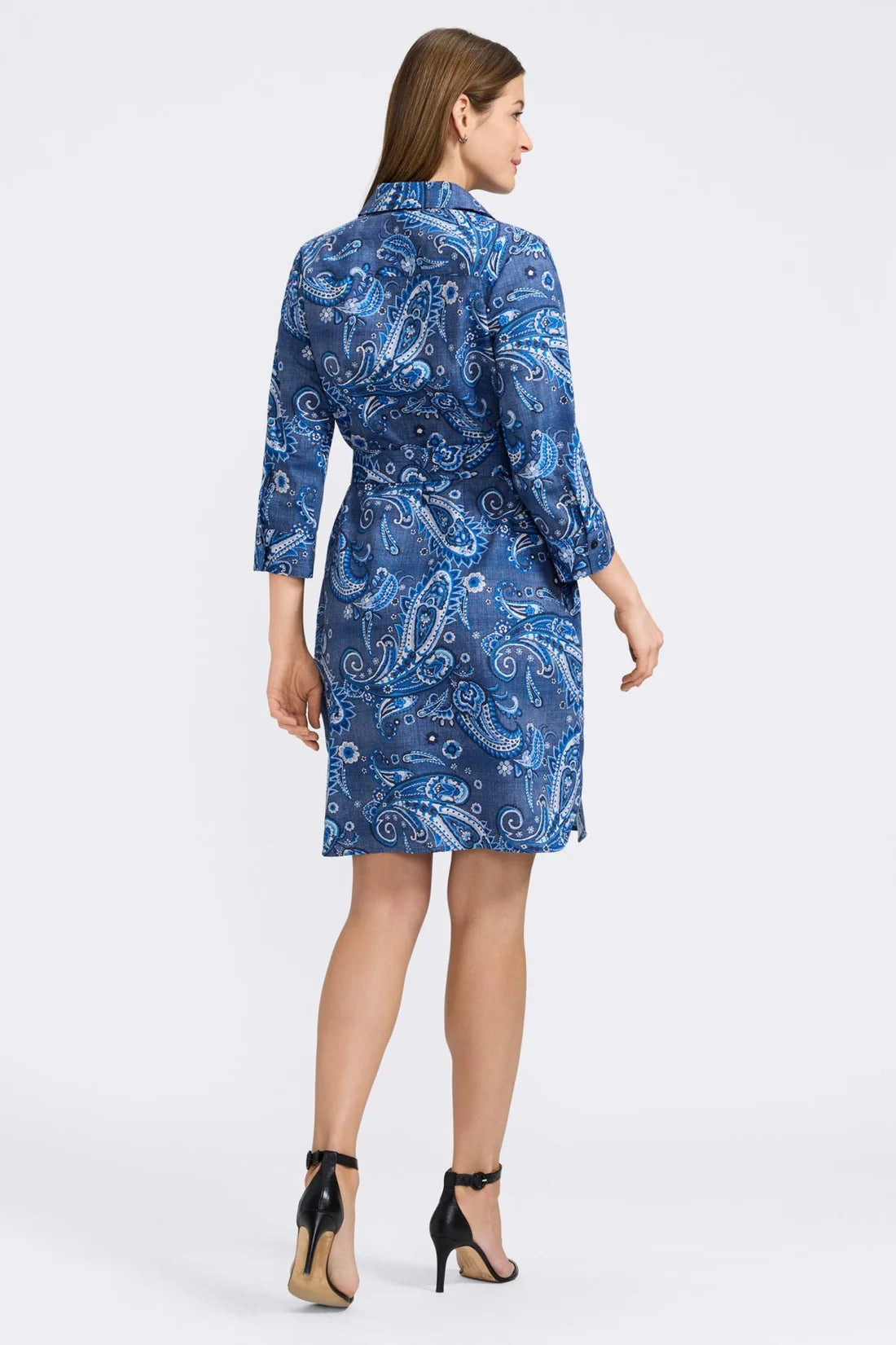 Rocca Denim Paisley Dress