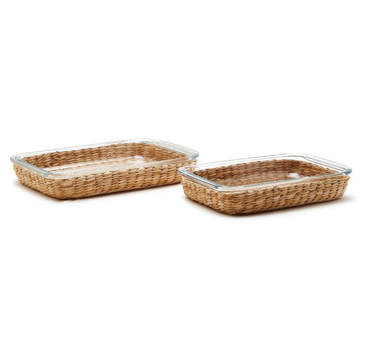 Borosilicate Baking Dish with Removable Basket