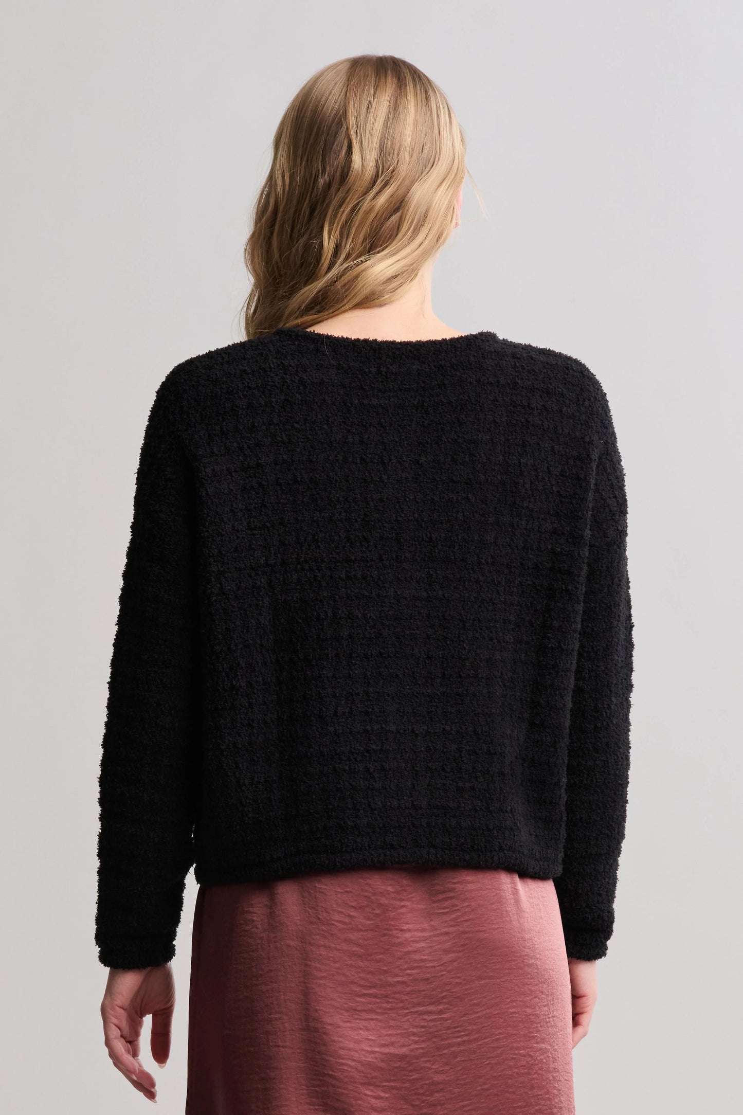 CozyChic Textured Button Front Cardigan