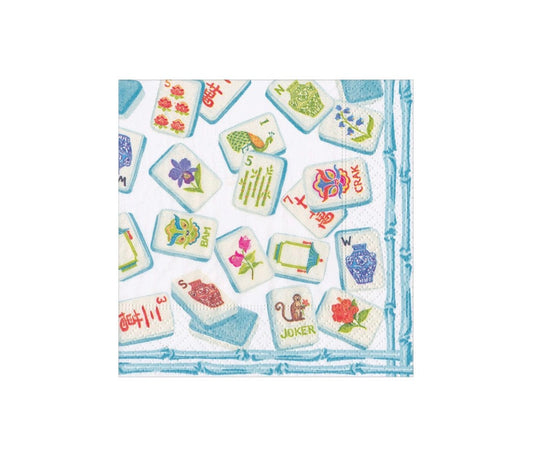 Mahjong Cocktail Napkin - package of 20