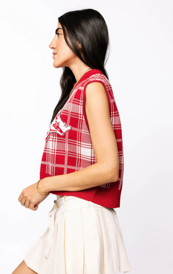 Plaid Razorback Vest