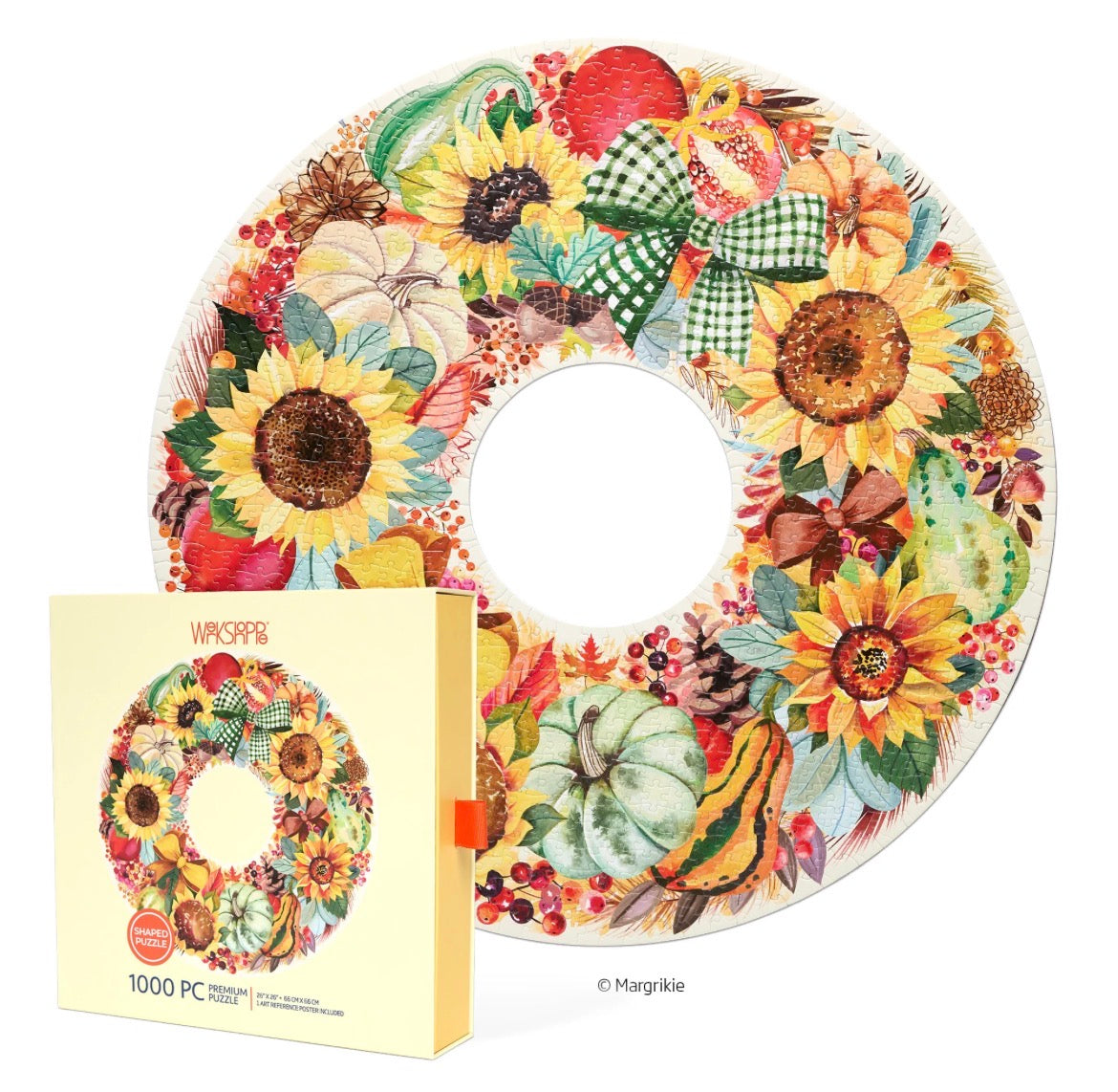 Harvest Wreath 1000 Piece Puzzle