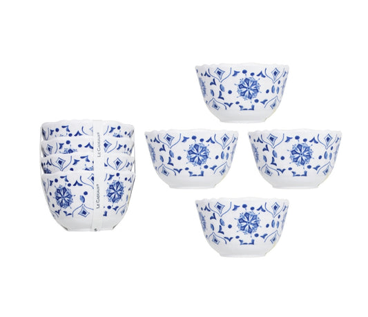 MOROCCAN BLUE DESSERT BOWLS (SET OF 4)