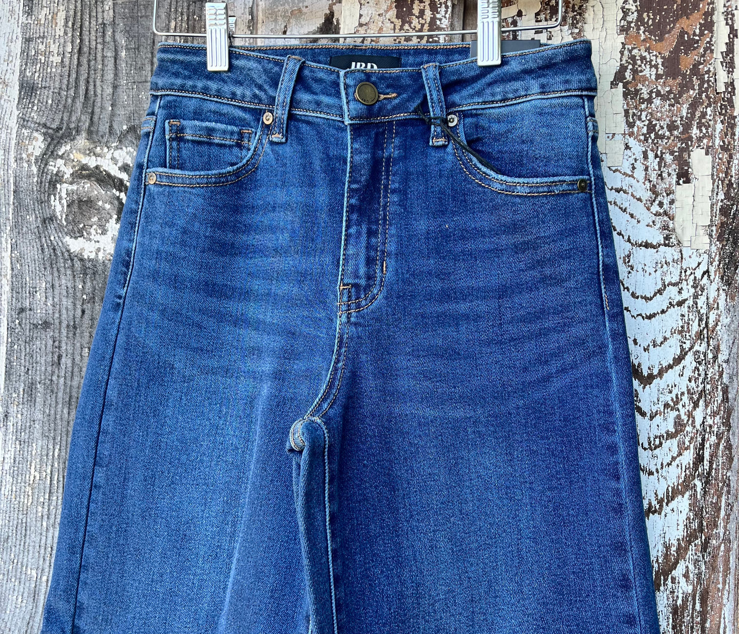 Slim Wide Leg Jean-Dark Denim
