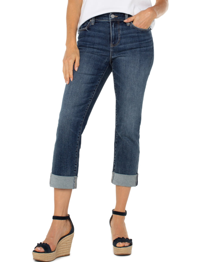 Charlie Crop Skinny Cuffed Jean
