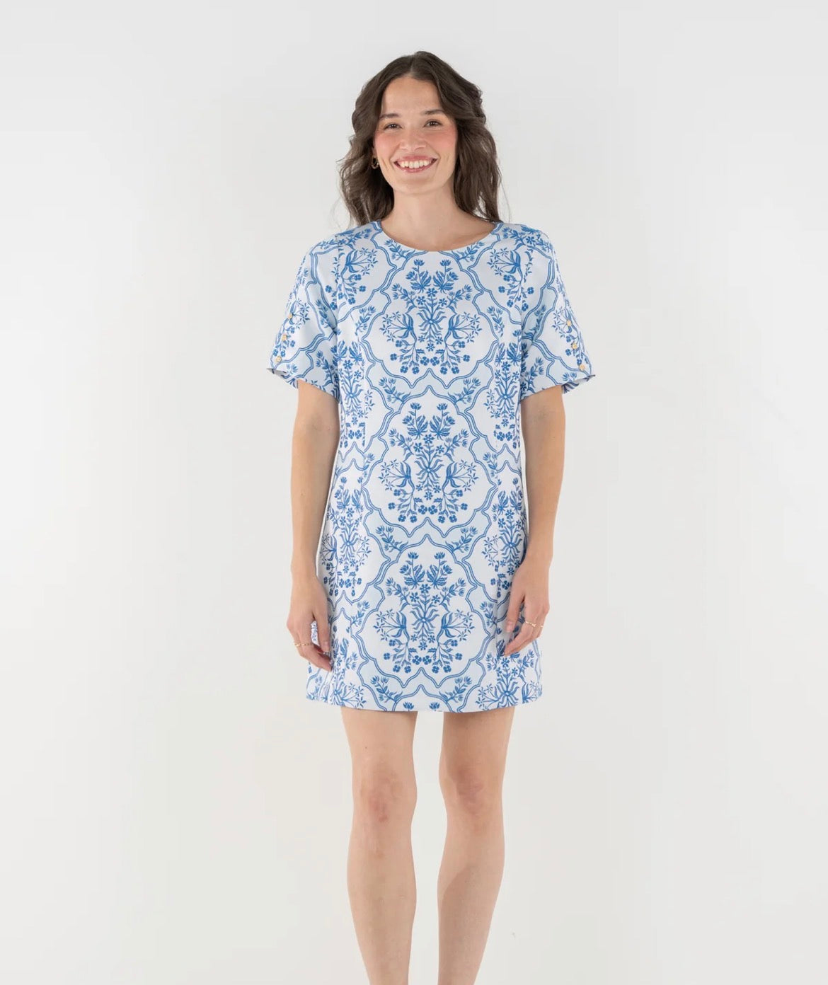 Royale Shift Dress- Royal Tapestry
