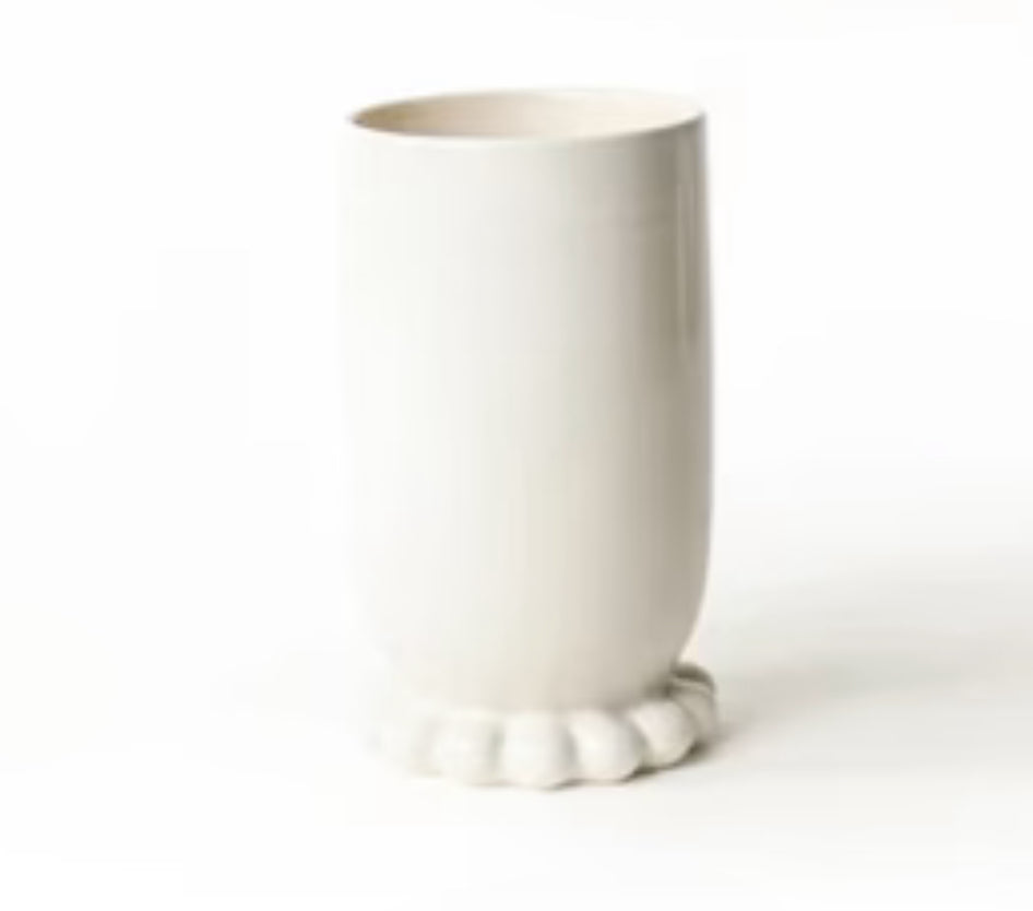 Medium Cylinder Vase with Knobbed Foot
