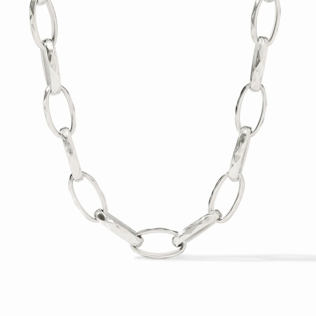 Solara Link Necklace Silver