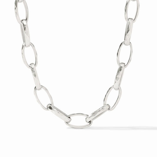 Solara Link Necklace Silver