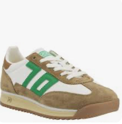 JOGGER M in WHITE CAMEL GREEN Sneakers