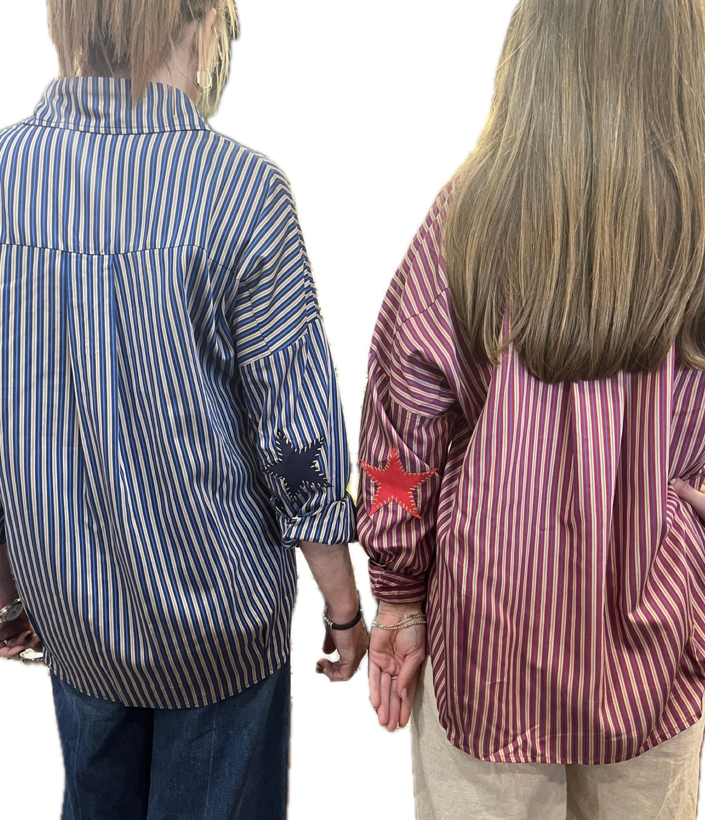 Preppy Striped Star Top
