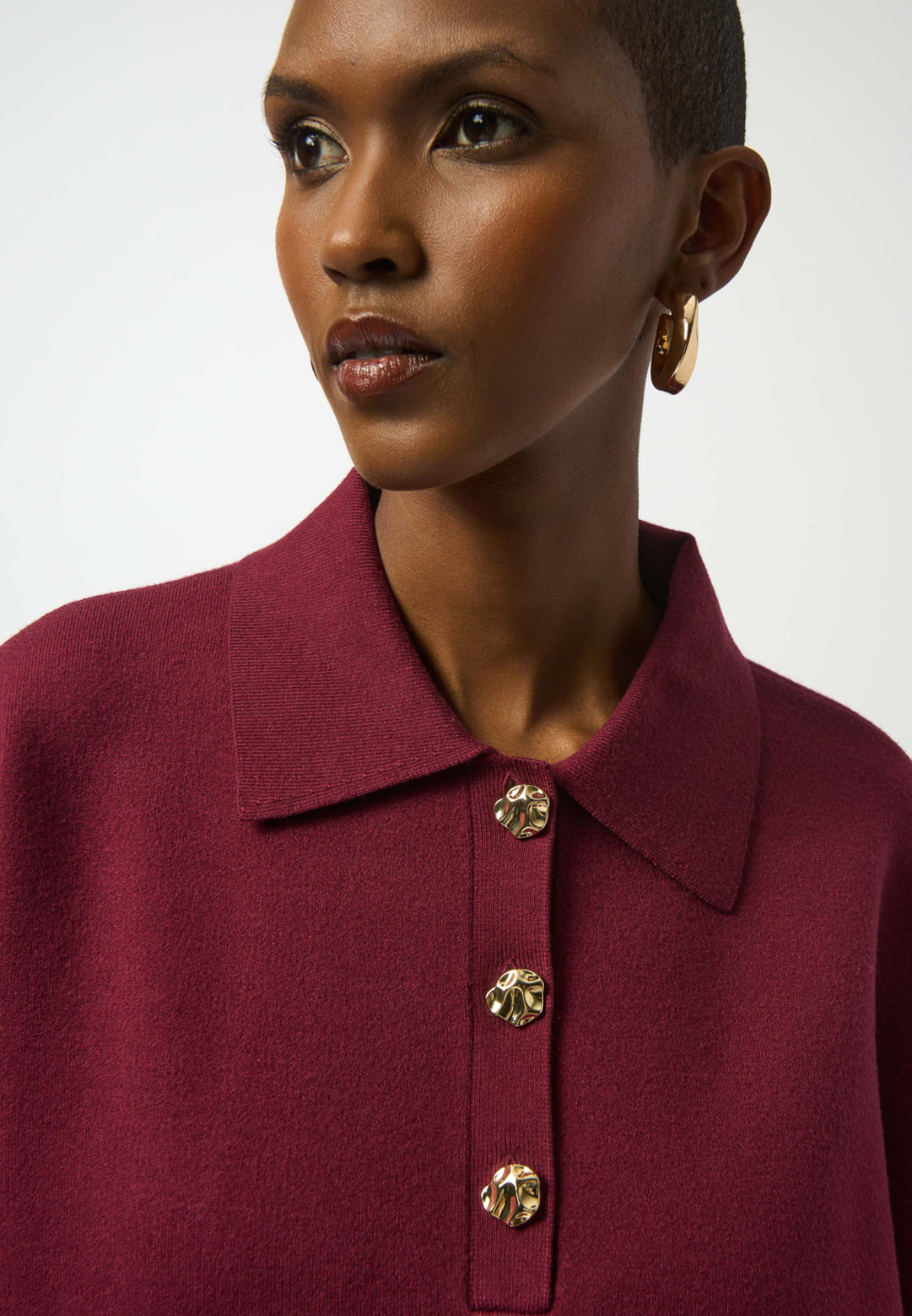 Boxy Polo Sweater