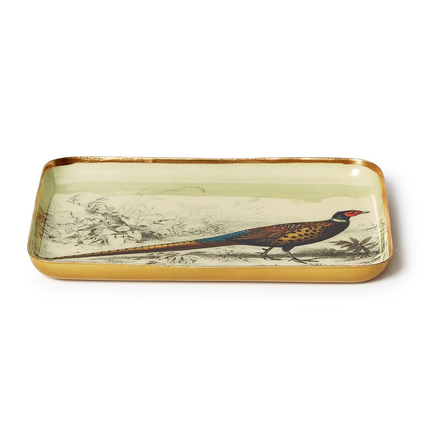 Pheasant Set of 4 Trinket Trays