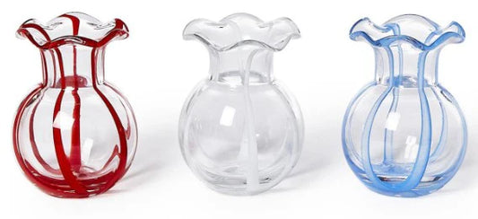 Ruffled Ribbon Vase