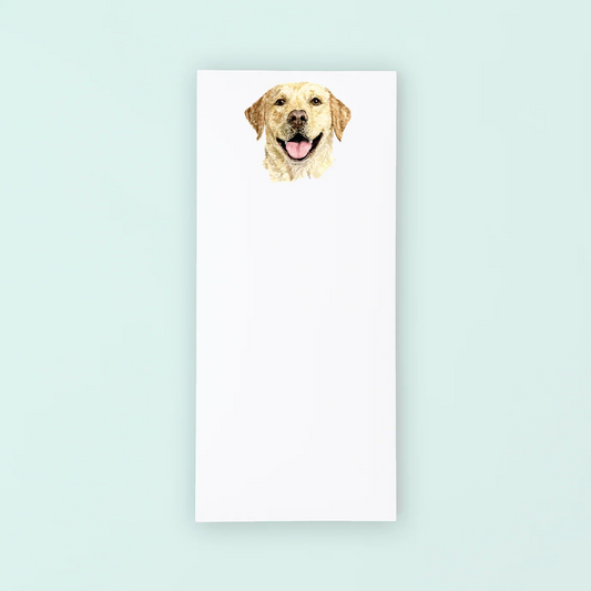 Yellow Lab Portrait Listpad