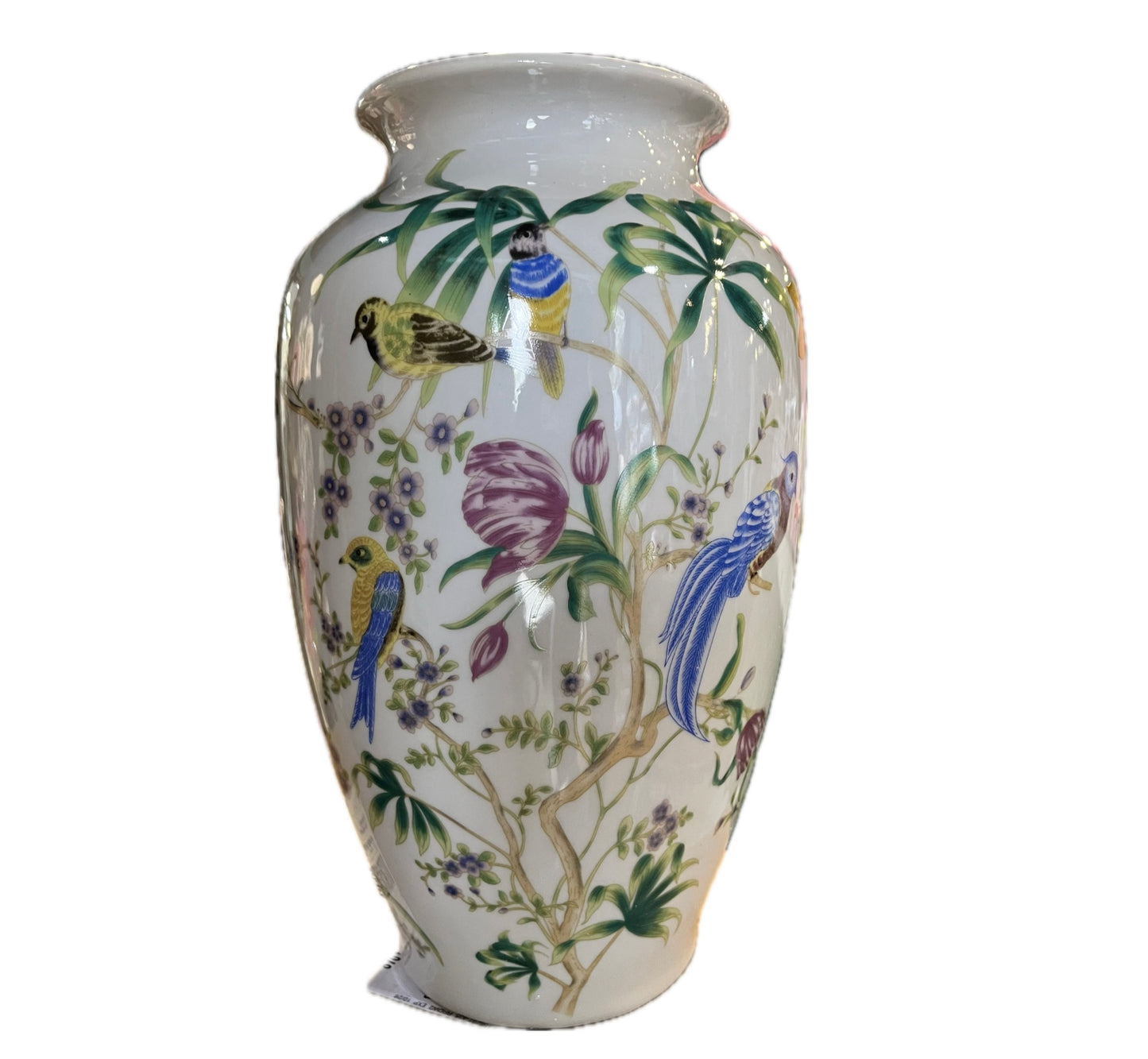 Bird & Blossom Vase