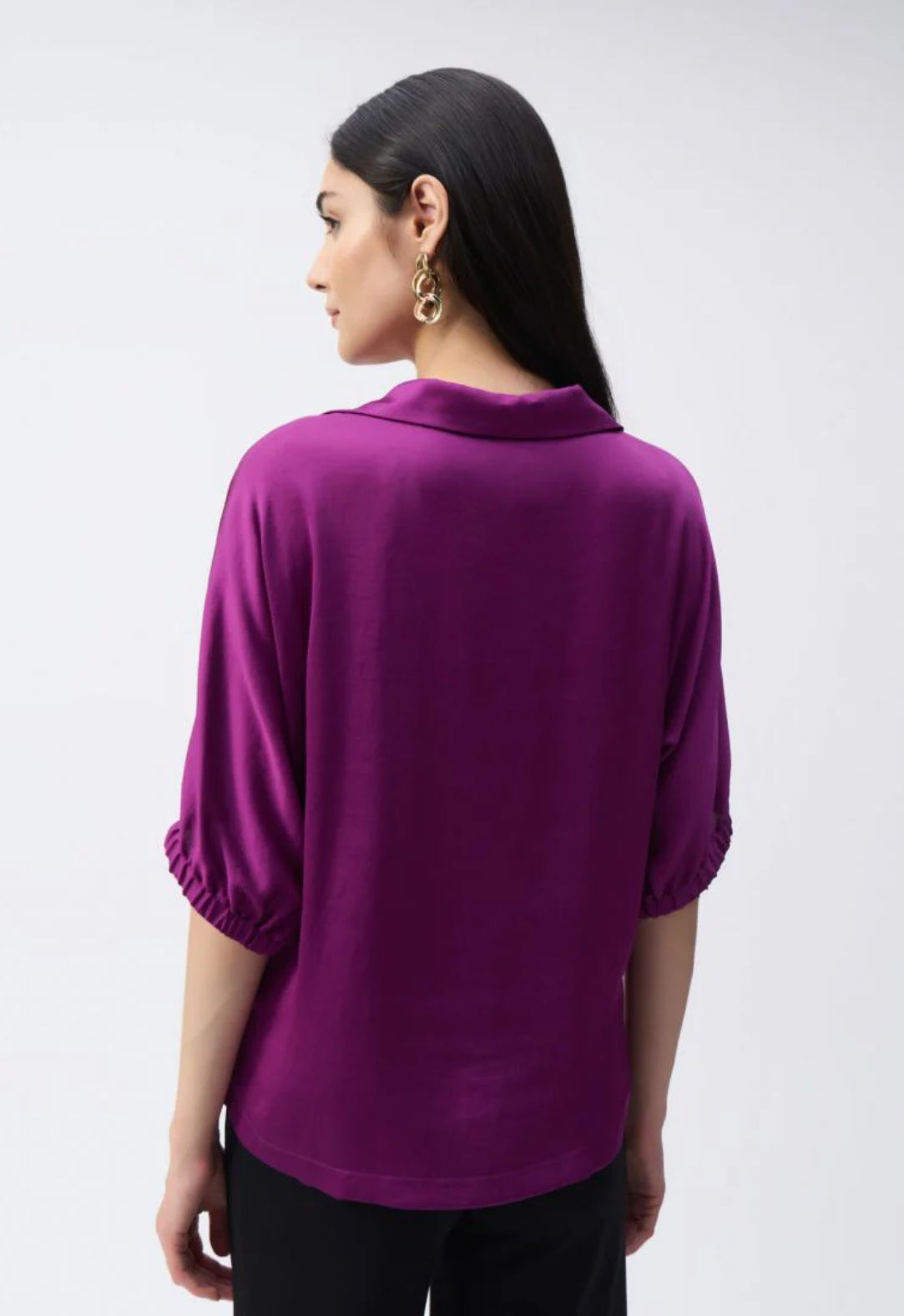 Joseph Ribkoff Satin Boxy Top