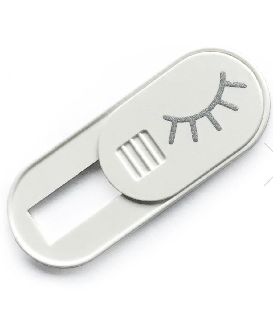 Bad Guy Blocker- White/Silver Eyelash