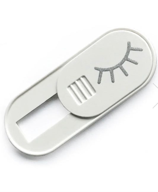 Bad Guy Blocker- White/Silver Eyelash