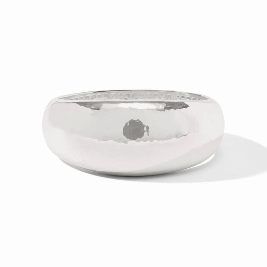 Catalina Statement Hinge Bangle-Silver