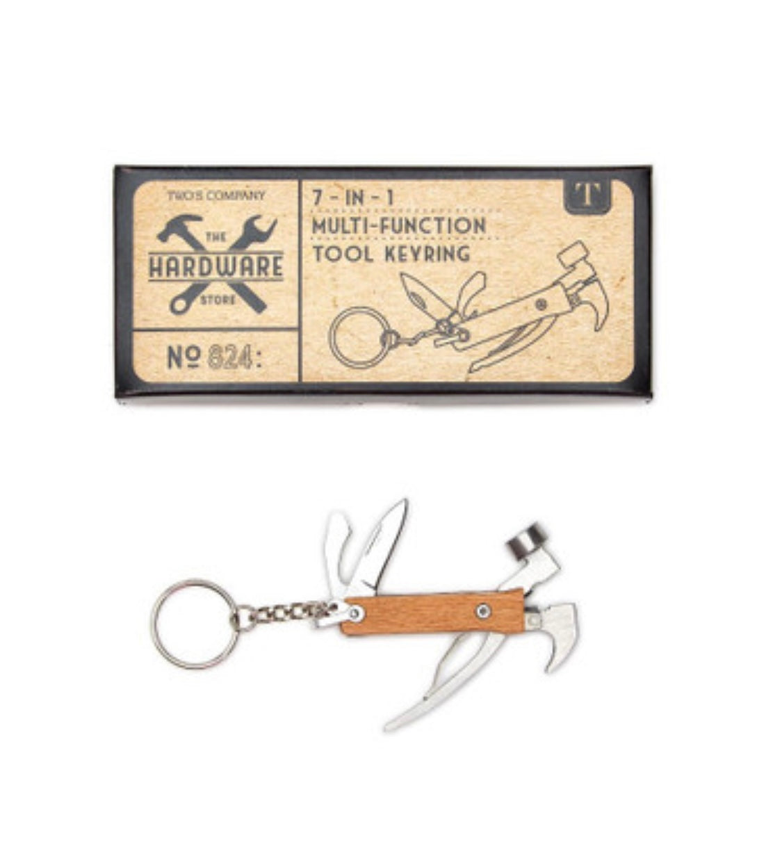 7 in 1 Multitool tool Keychain