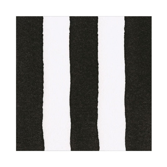 Cafe Stripe Napkins-Black & White
