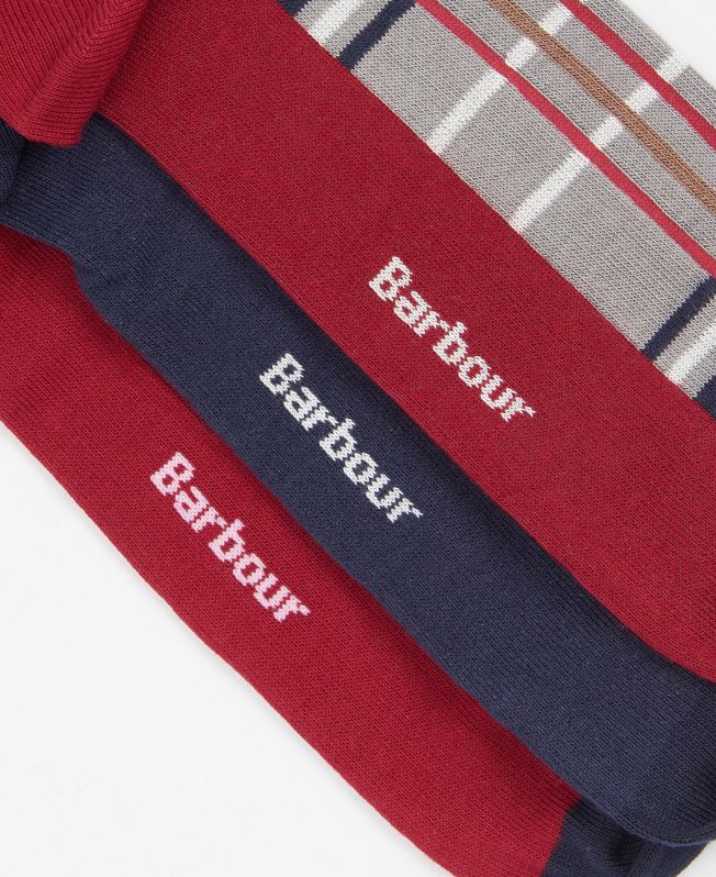 Barbour Sock Gift Set-Classic Tartan