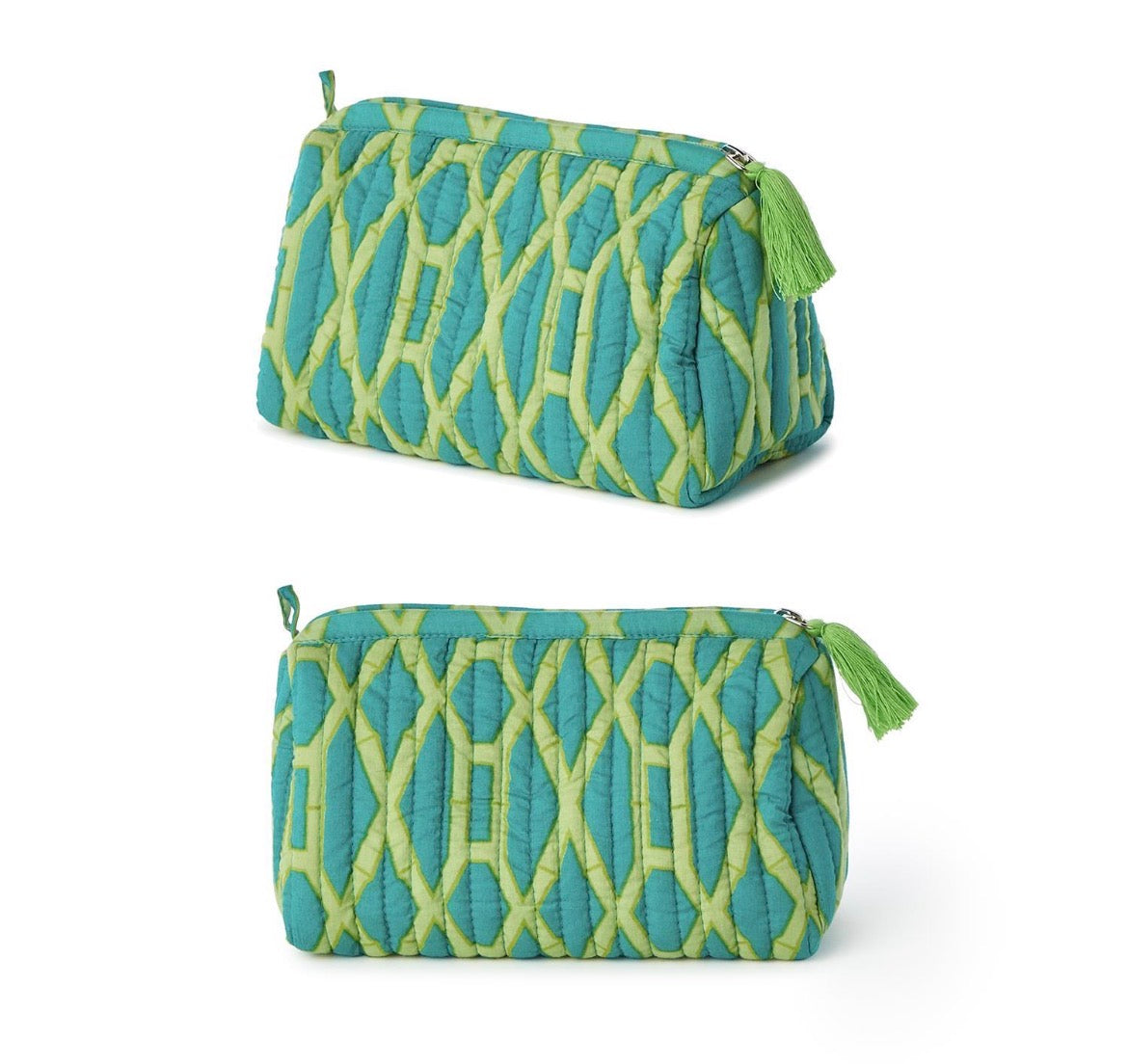 Bamboo Print Cosmetic Bag