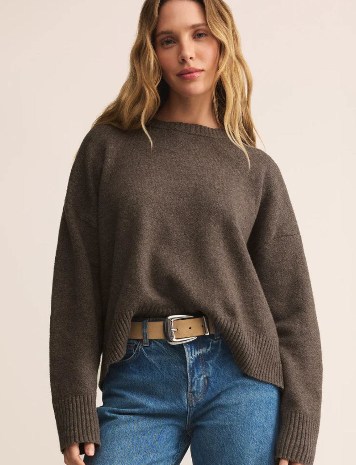 Cirrus Cozy Sweater - Burnt Ash Heather