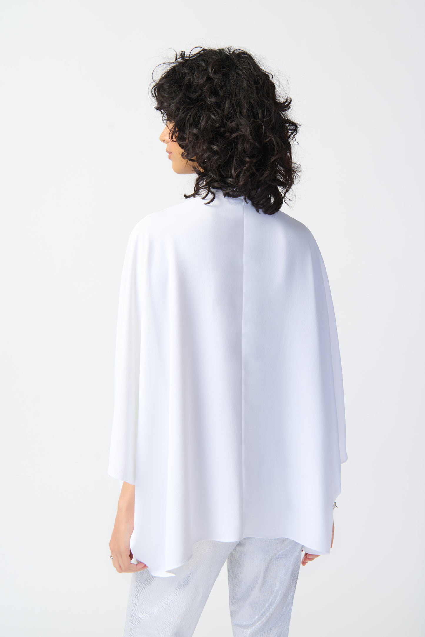 Woven Dolman Sleeve Wrap Top - Vanilla