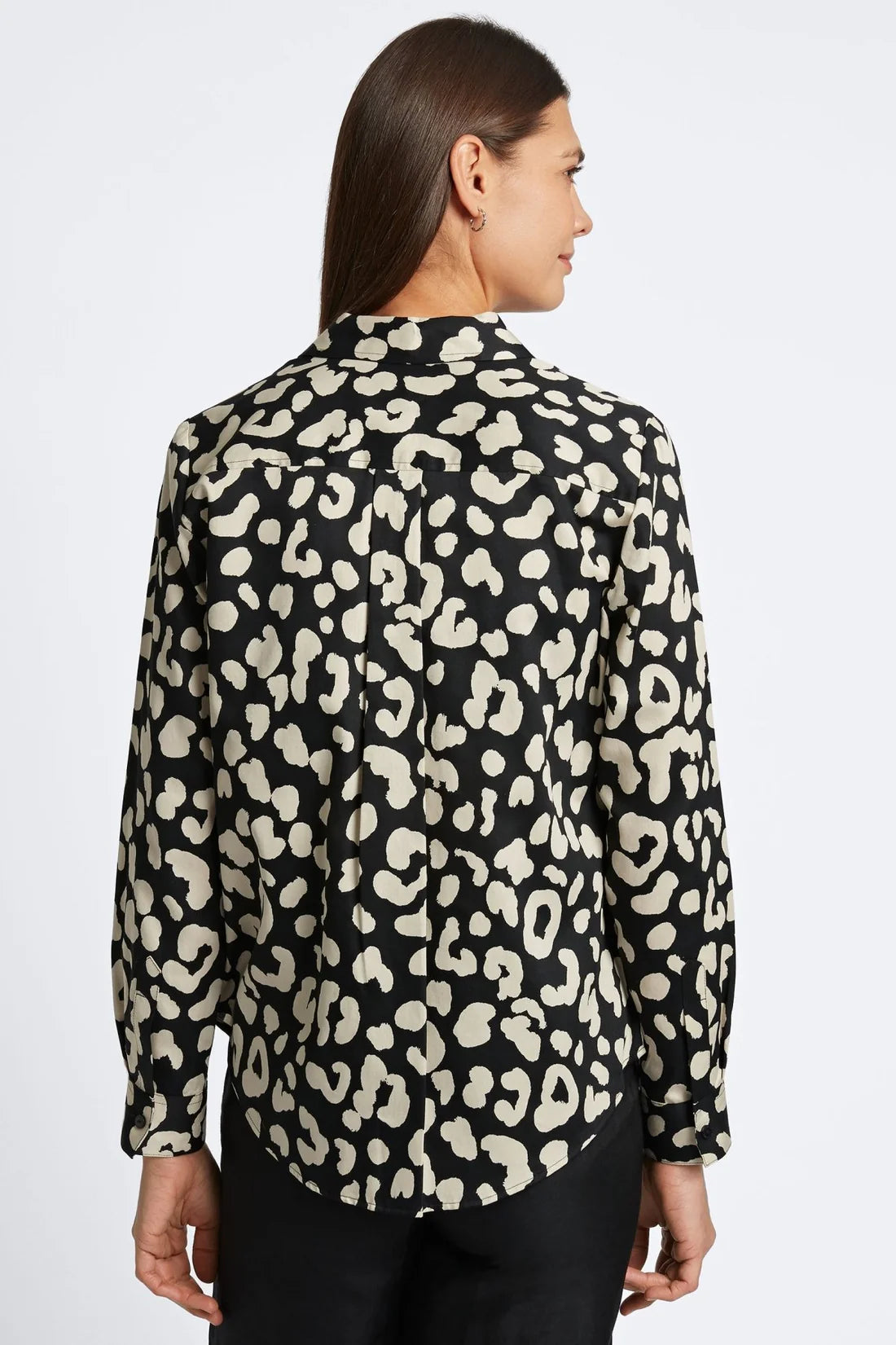 Charlie Long Sleeve Top-Large Cheetah
