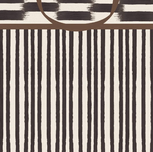 Boho Striped Cocktail Napkins Set of 20