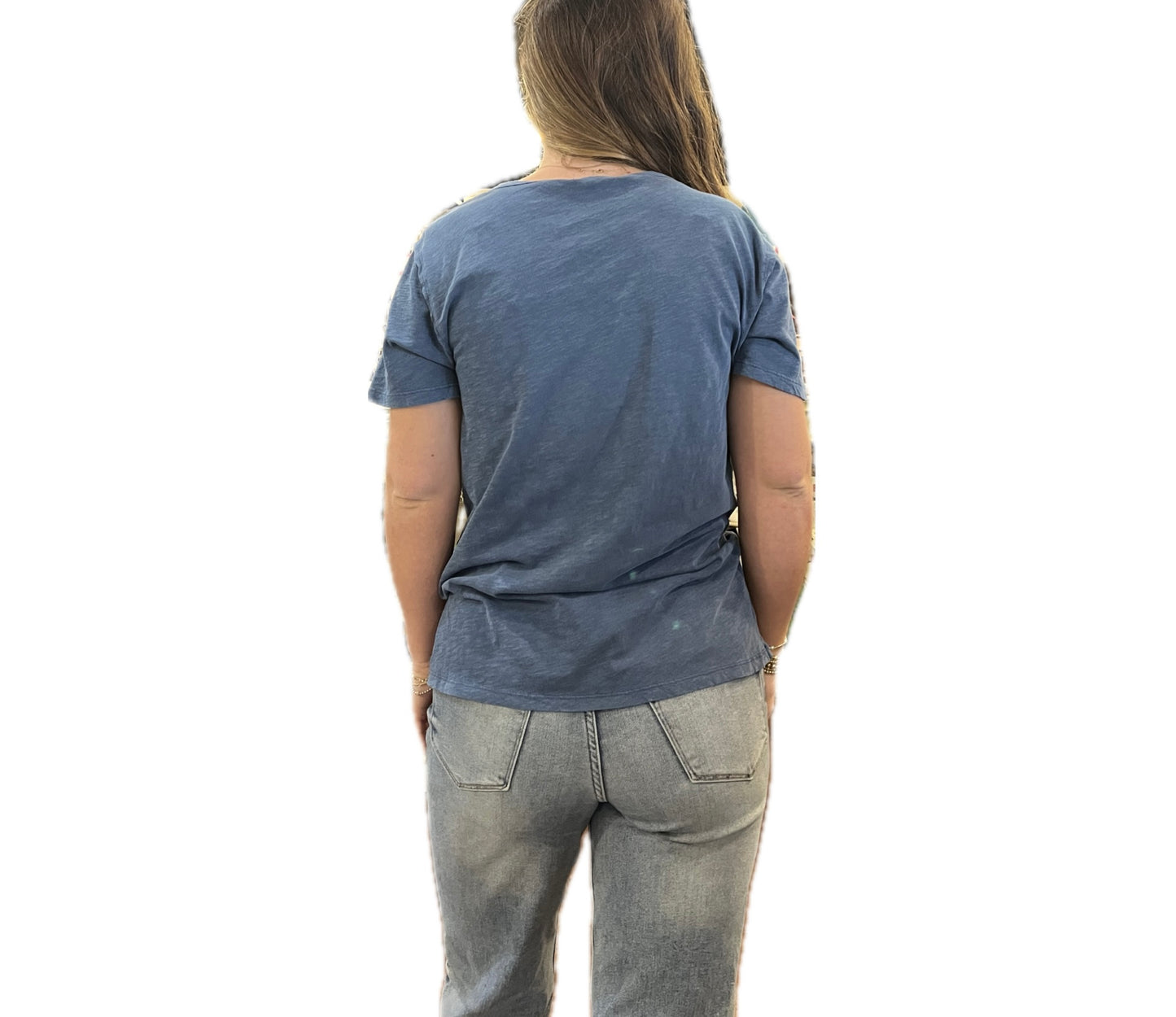 Lively Relaxed V-Neck Tee