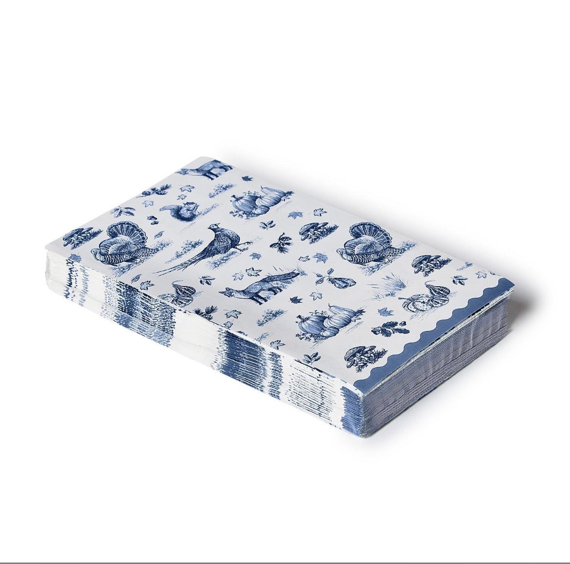 Falling For Blue Paper Dinner Napkin
