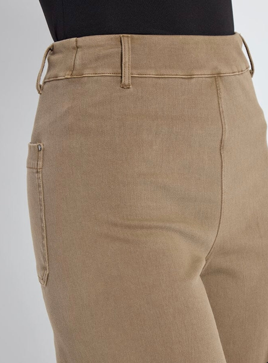 Erin Hi-Waist Denim-Antique Olive (Green)