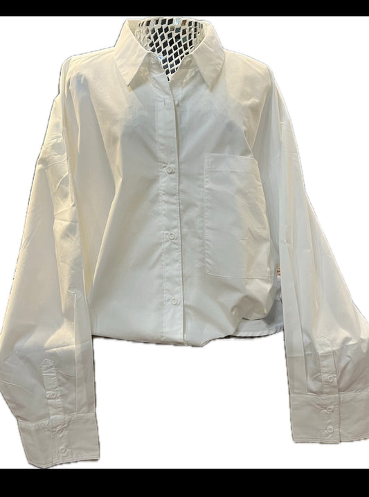 Arkansas RIPLEY ROPE LUX LINEN BUTTON UP Top