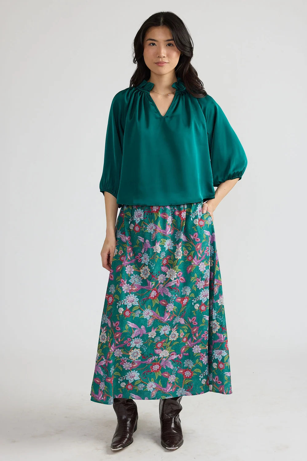 Marisol Skirt Jewel Garden