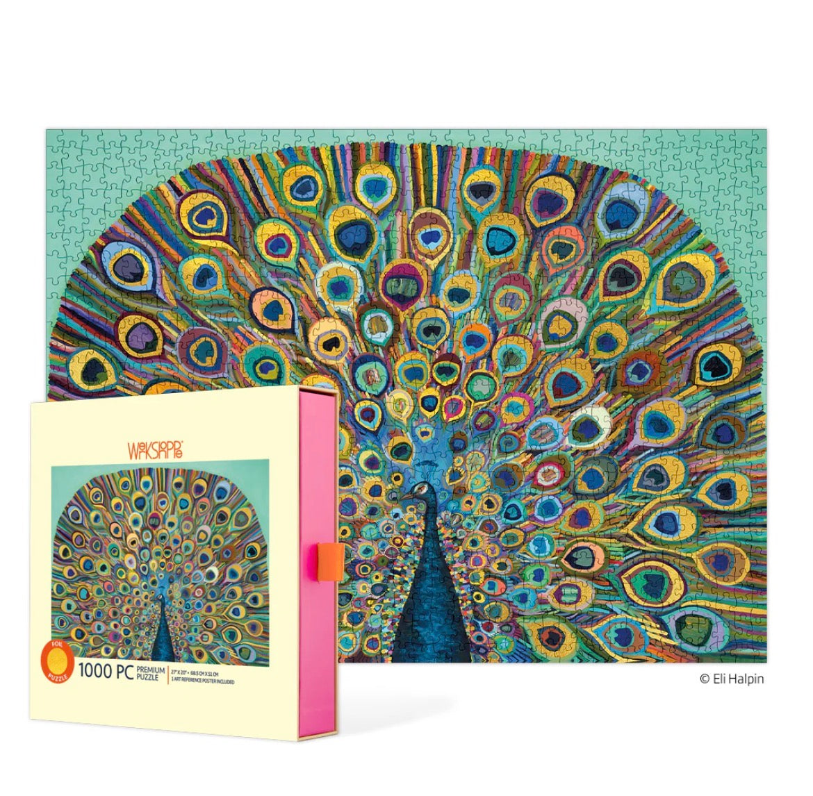 Peacock 1000 Piece Puzzle