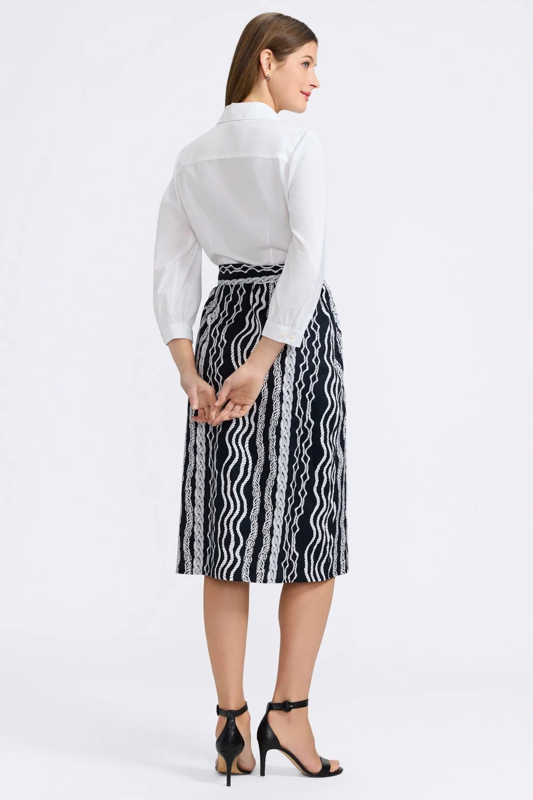 Esther Dress-Black & White