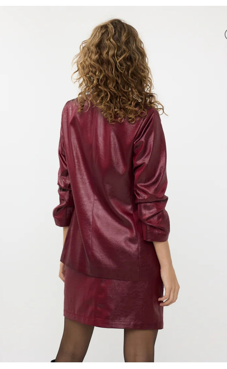 Esqualo Crinkled Metallic Blazer – Darling's Fine Things