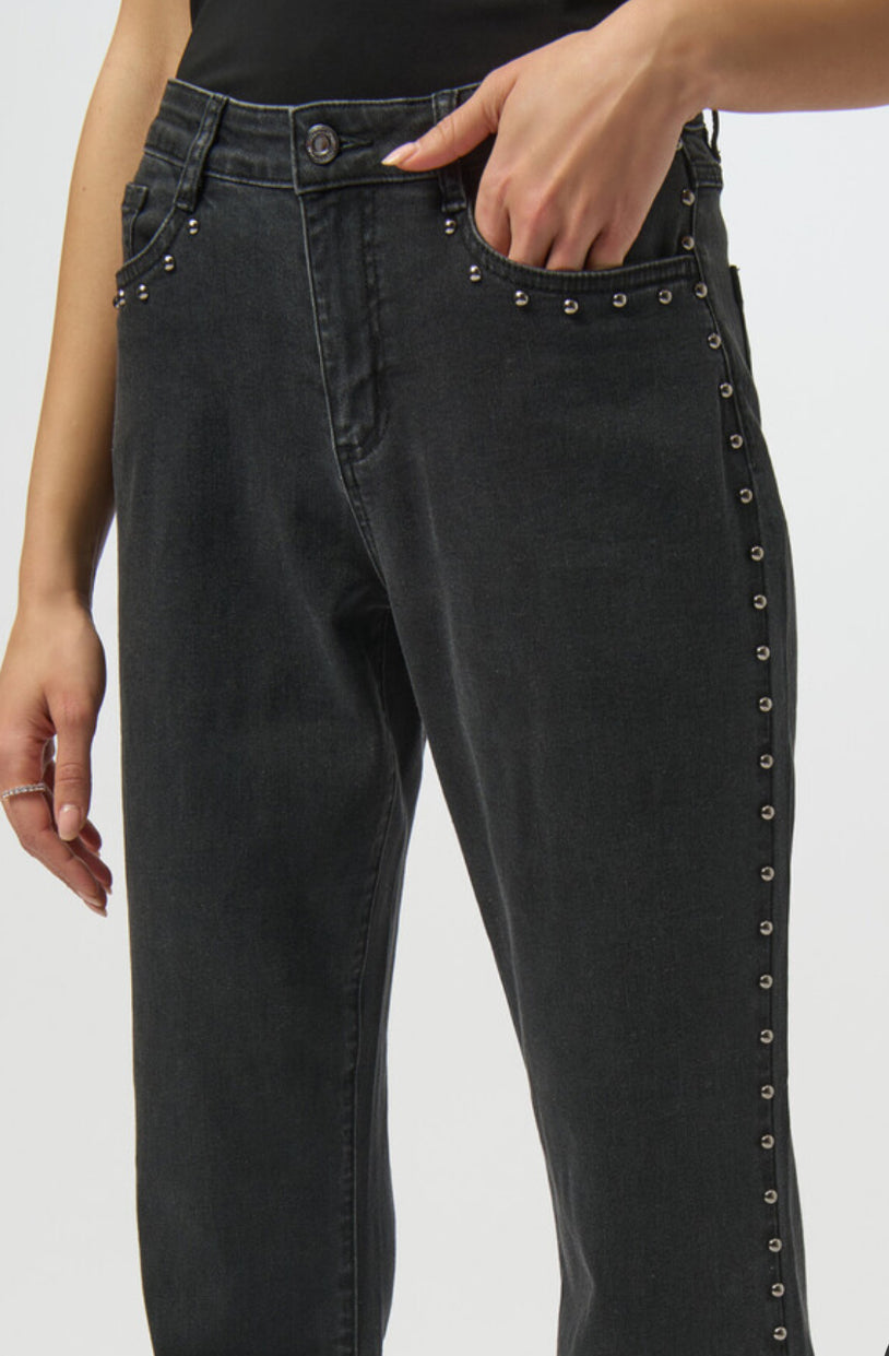 Stud Pant-Black
