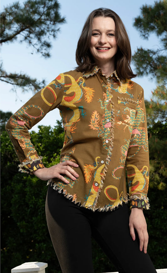 Cape Cod Olive Dragon Shirt