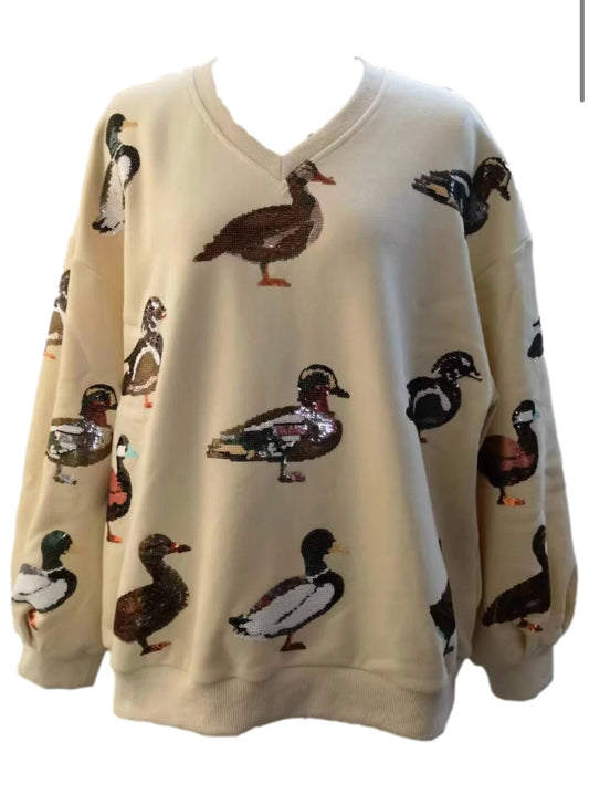Scattered Duck Sweatshirt