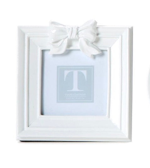 Bow-tiful White Bow Photo Frames