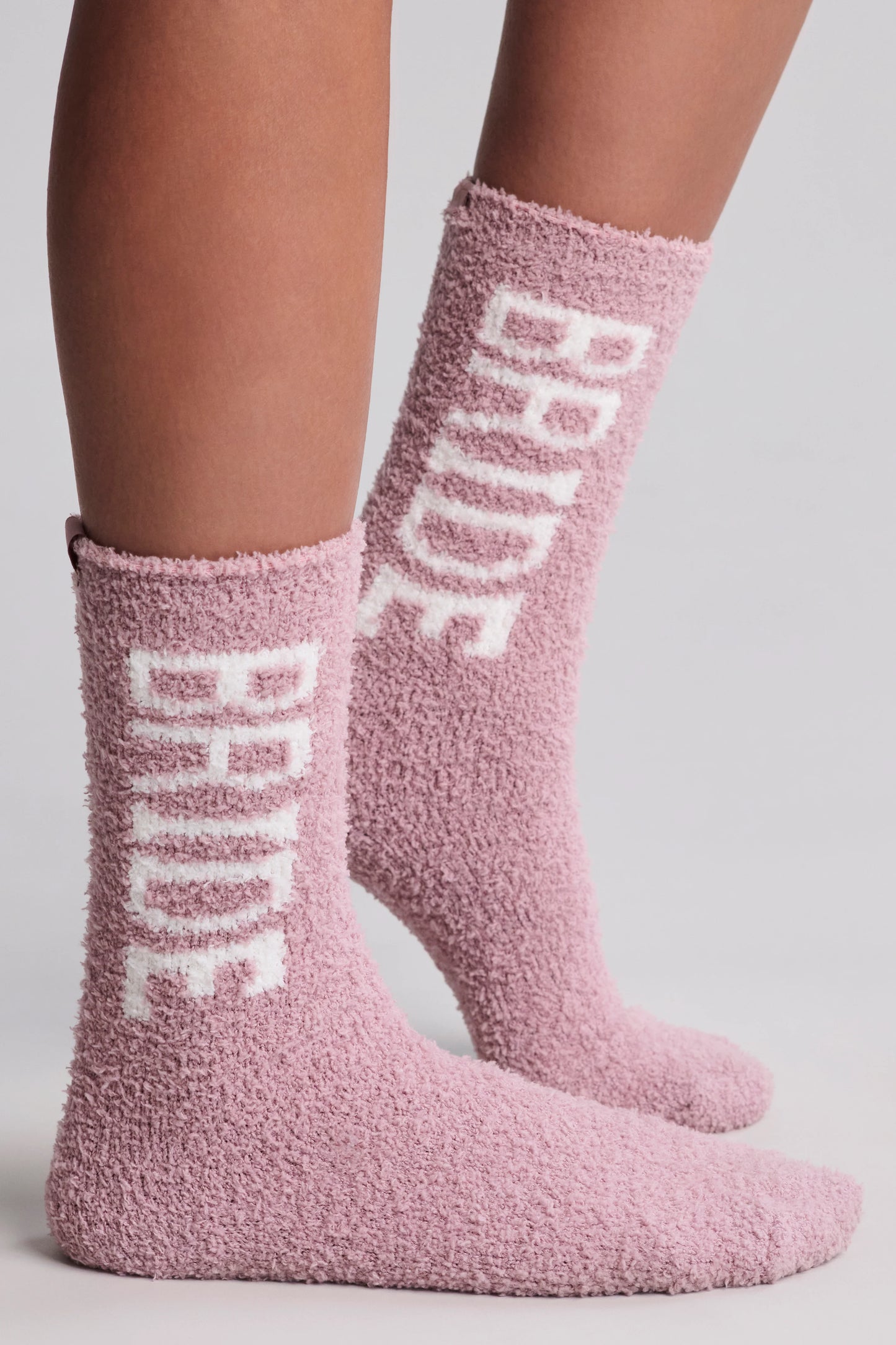 CozyChic Bridal Socks-Pink