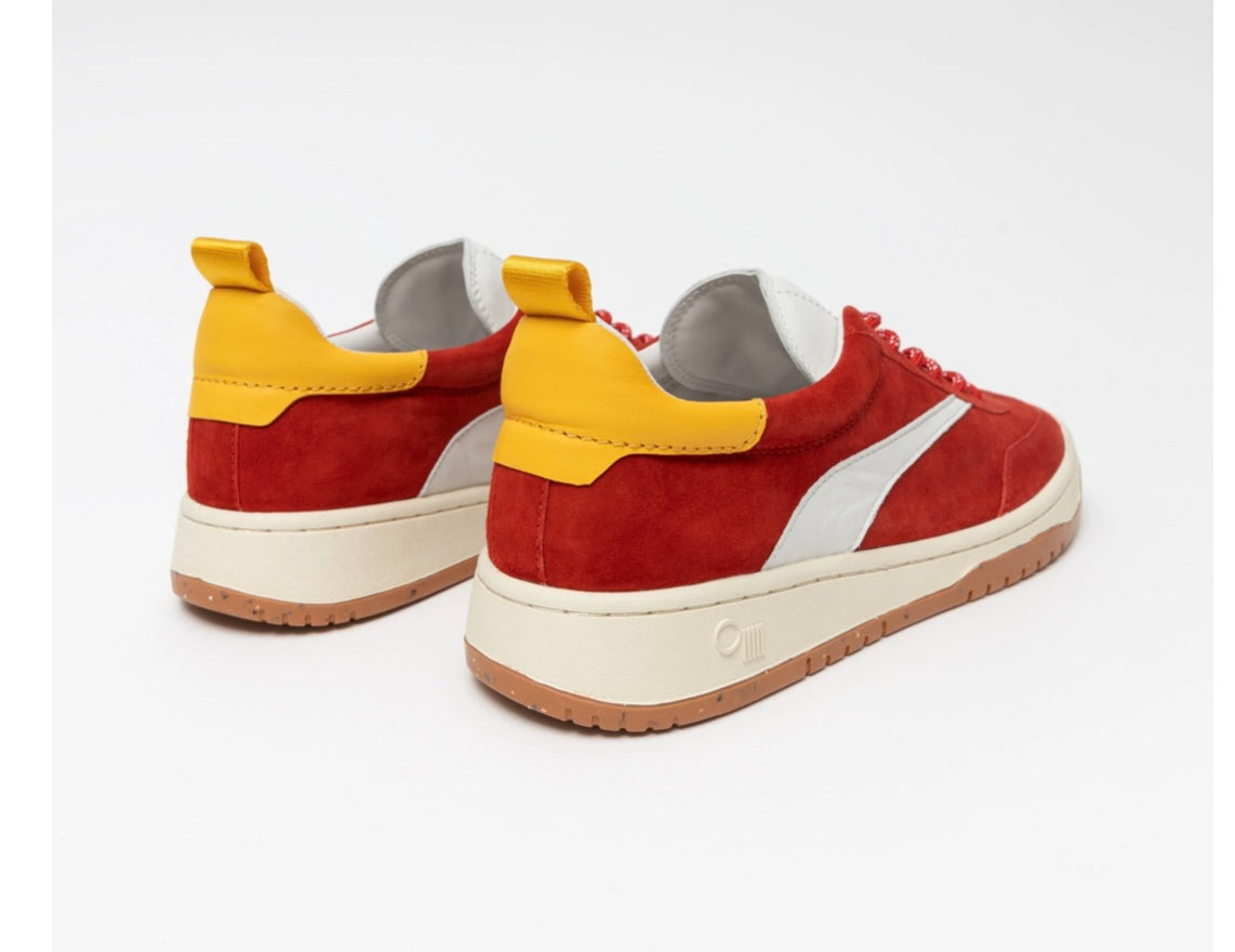 Panama Sneaker-Retro Red