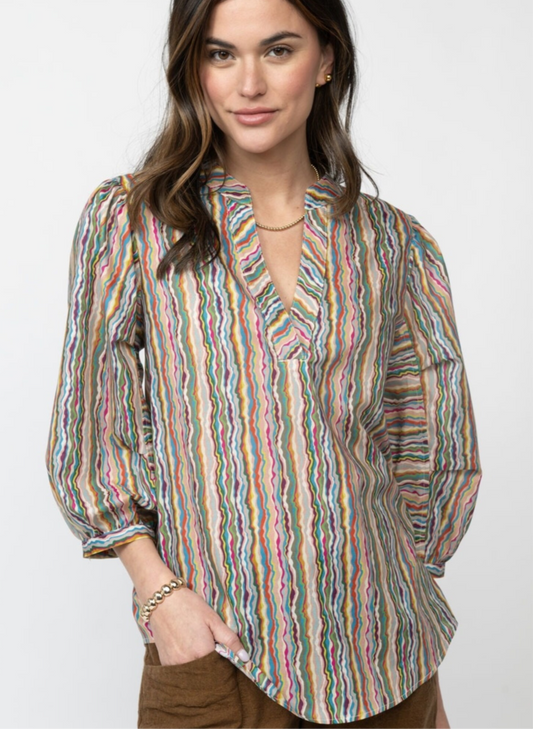 Wiggle Stripe Top
