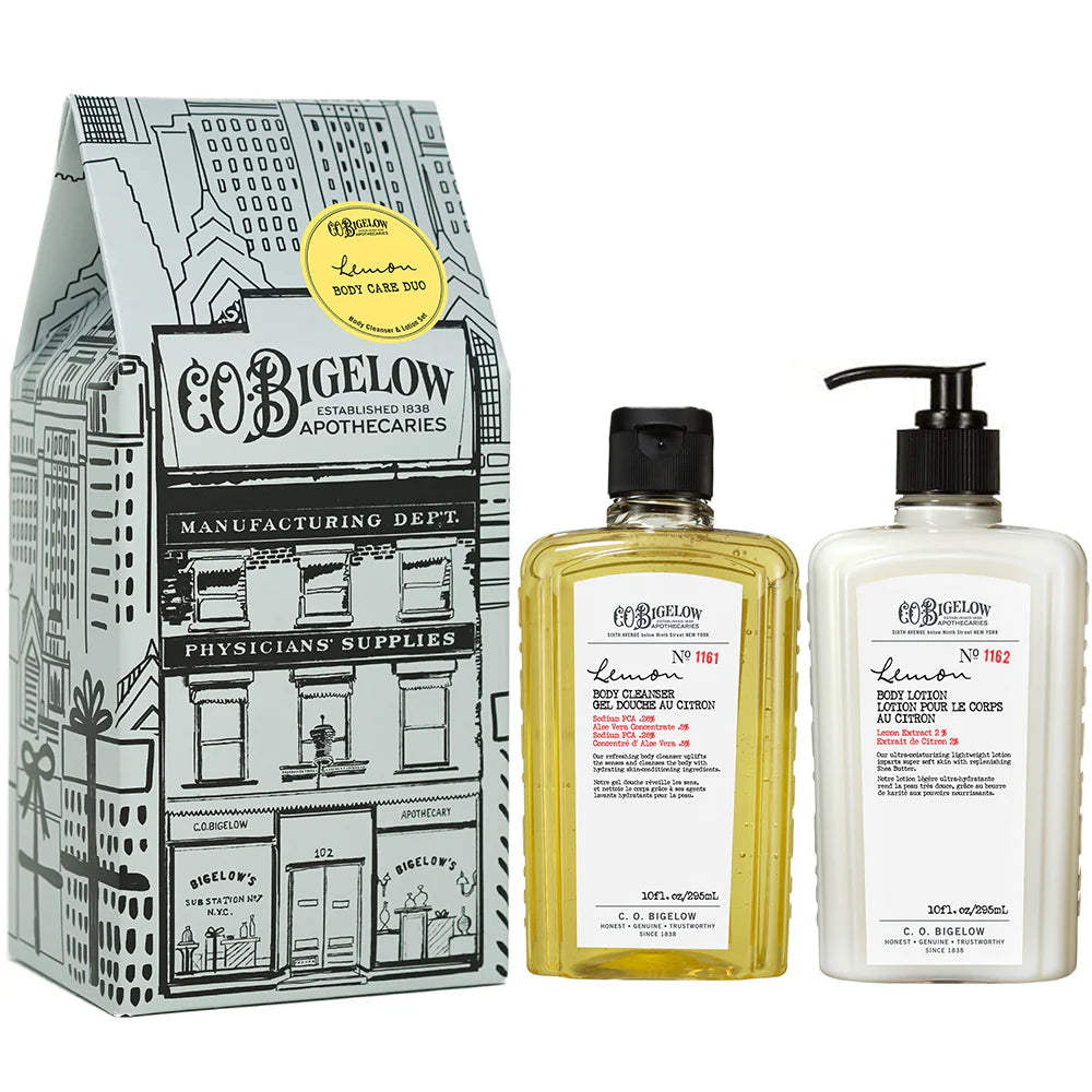 Lemon Body Care Duo - Apothecary Box